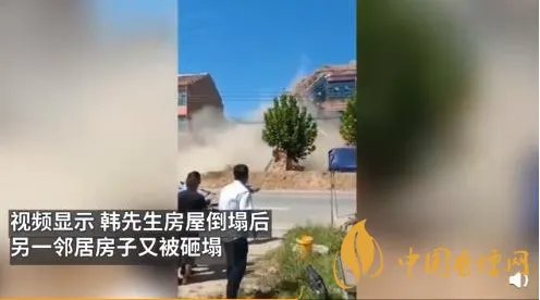 当事人回应4层楼房突然坍塌 另一家邻居婚房被砸