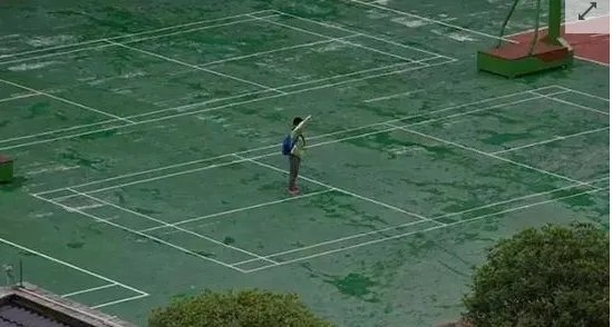 小学生迟到遇奏国歌立雨中敬礼？