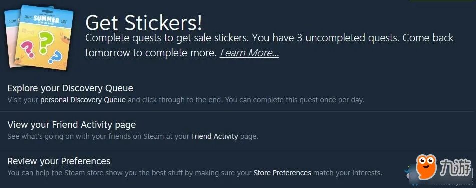 2017steam夏日特卖贴纸任务图文攻略