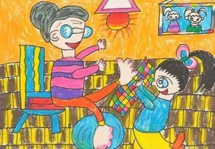 母亲节送给妈妈的画 最好有图 谢谢