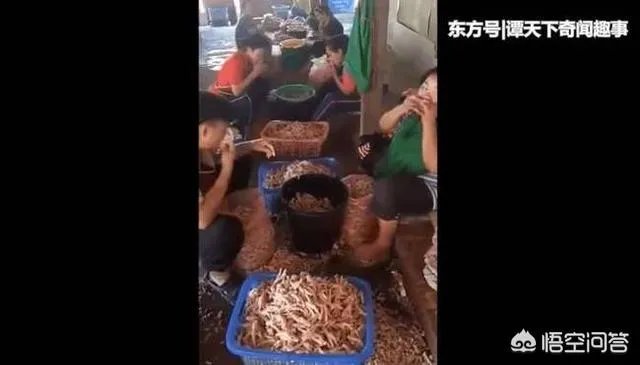 小作坊工人用嘴啃出无骨鸡爪的视频流出，看完你还敢吃那些东西吗？