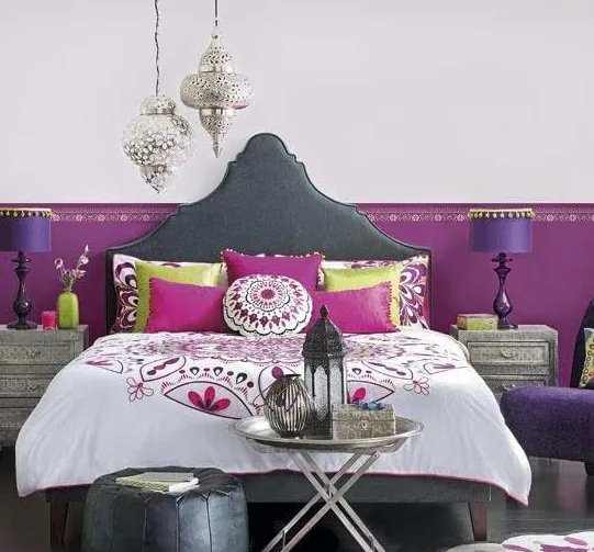 波西米亚装修风格比飘逸的长裙来的更美丽