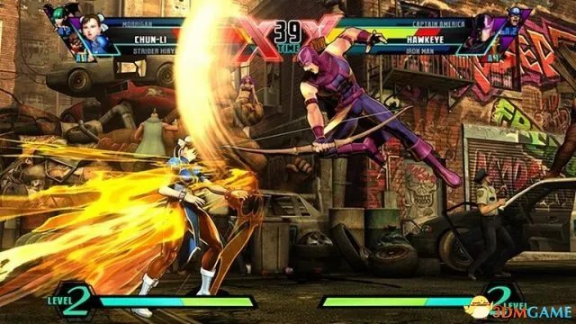 漫画英雄VS卡普空3全角色的全部超必杀技演示视频