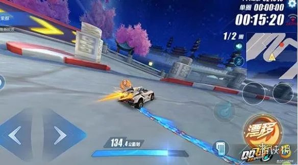 《QQ飞车》手游广寒仙境怎么跑 广寒仙境跑法近道详解