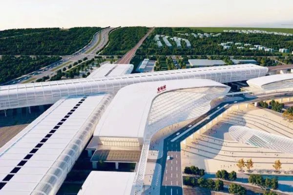 江苏规划建一座高铁站，采用骑跨式站房设计，建在何处呢？