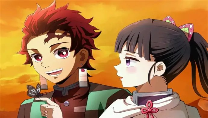 鬼灭之刃205话：谁注意炭香和善祢后代牵手，这是要近亲CP？