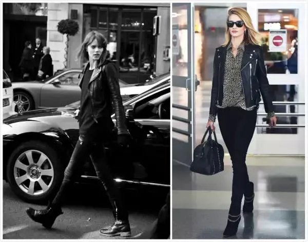 皮衣长款如何搭配？