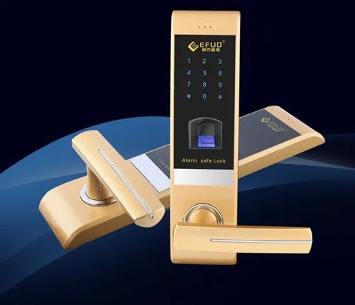 指纹锁外面上提反锁怎么办