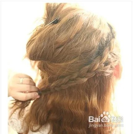 最新韩式编发盘发