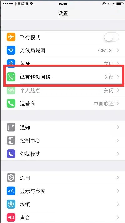 iphone5s电信版怎么用流量上网