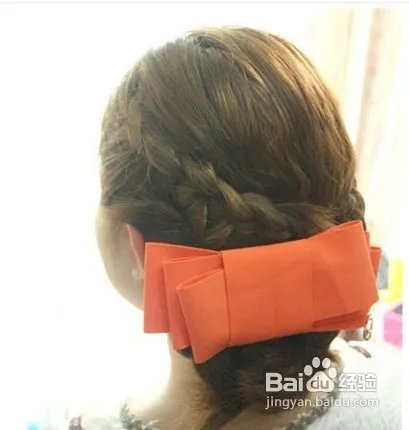 最新韩式编发盘发