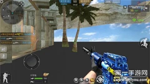 CF手游外面的世界很美金字塔bug截图