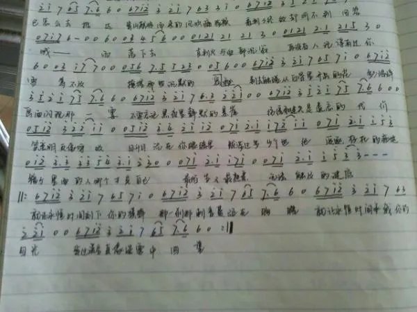 张起灵。不朽简谱