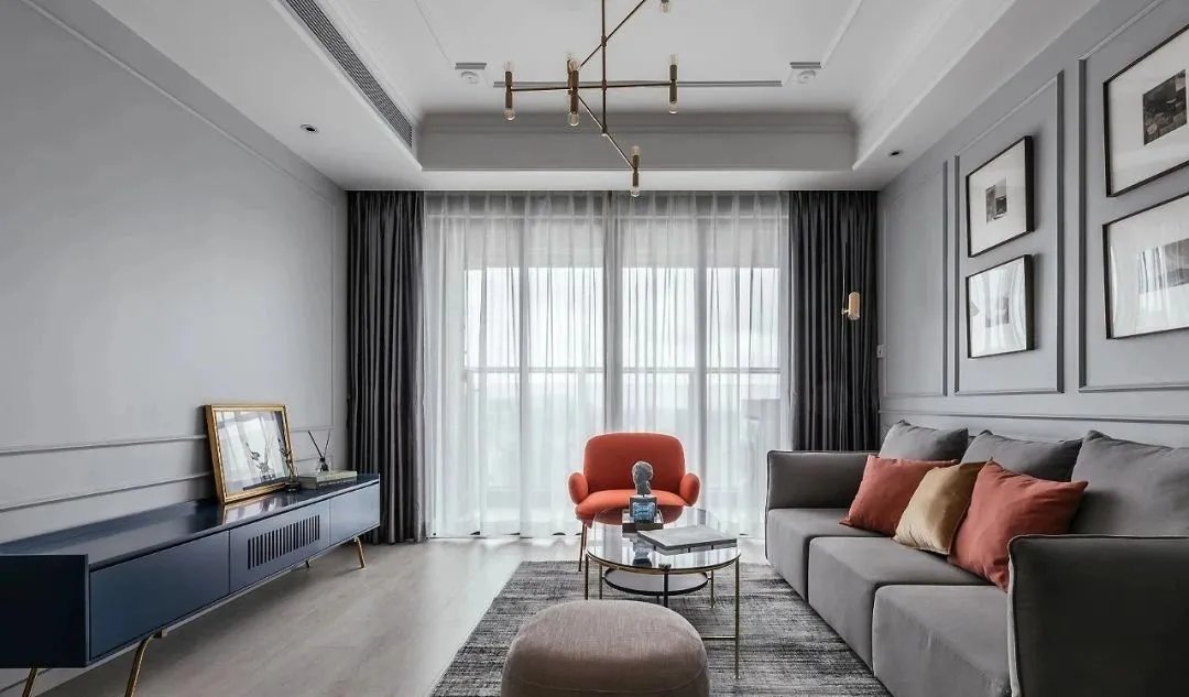 黄石一品园简约美式风格装修效果图，年轻时尚一族最爱！