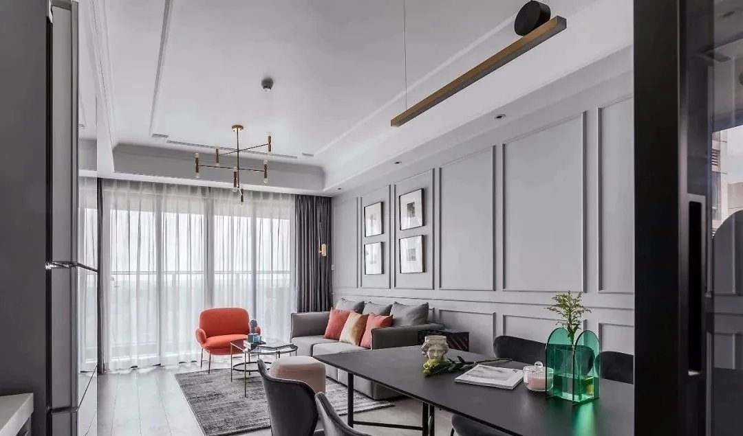 黄石一品园简约美式风格装修效果图，年轻时尚一族最爱！