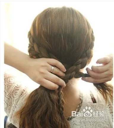 最新韩式编发盘发