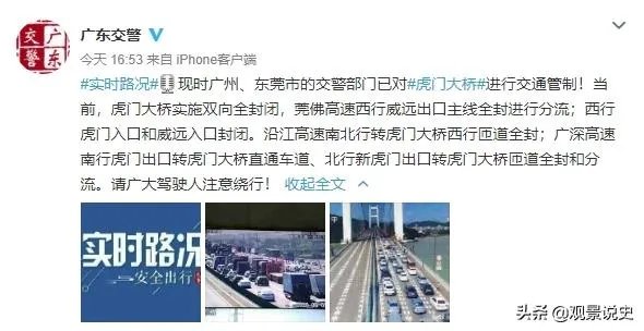 今天看到虎门大桥的视频,桥面一鼓一鼓的很可怕,真是因加1.2米高的挡墙引发的吗?