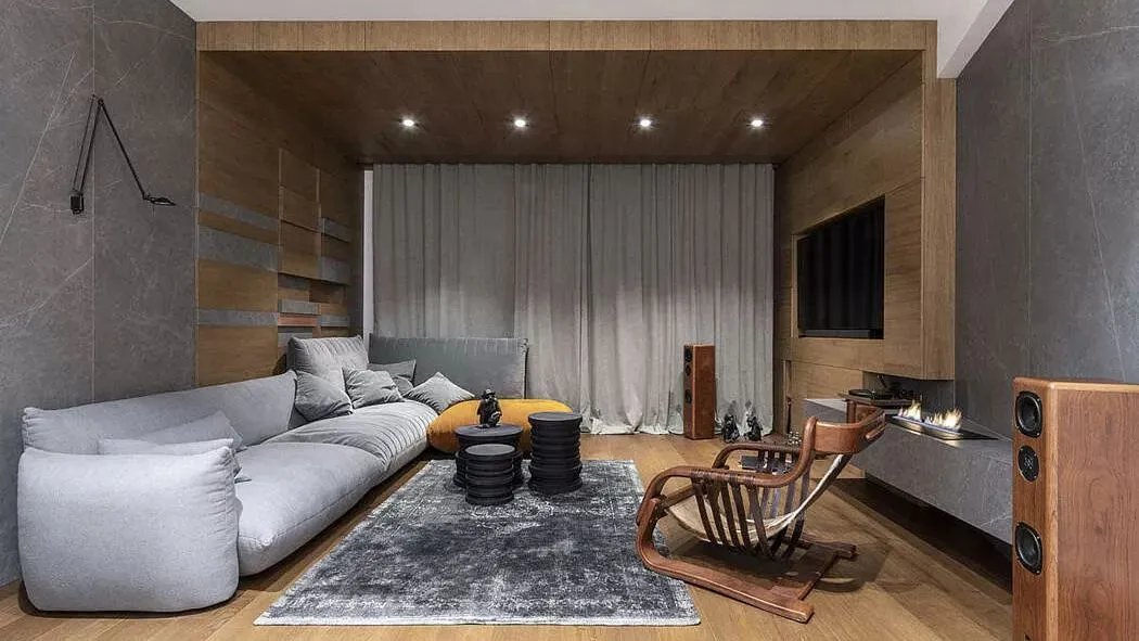 简约别致的单身公寓，时尚又不失男人味~