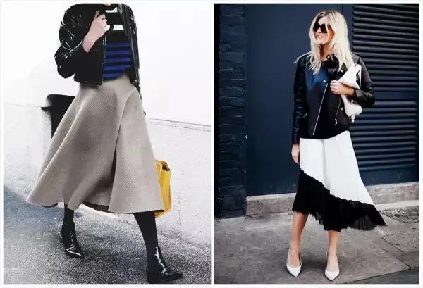 皮衣长款如何搭配？