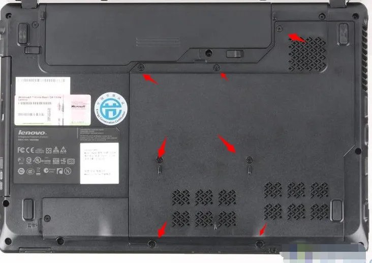 联想笔记本g460cpu在哪?硅胶用哪里?