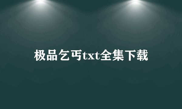 极品乞丐txt全集下载