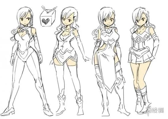 《妖精的尾巴》作者新漫画女主人设图发布 肉感妩媚！