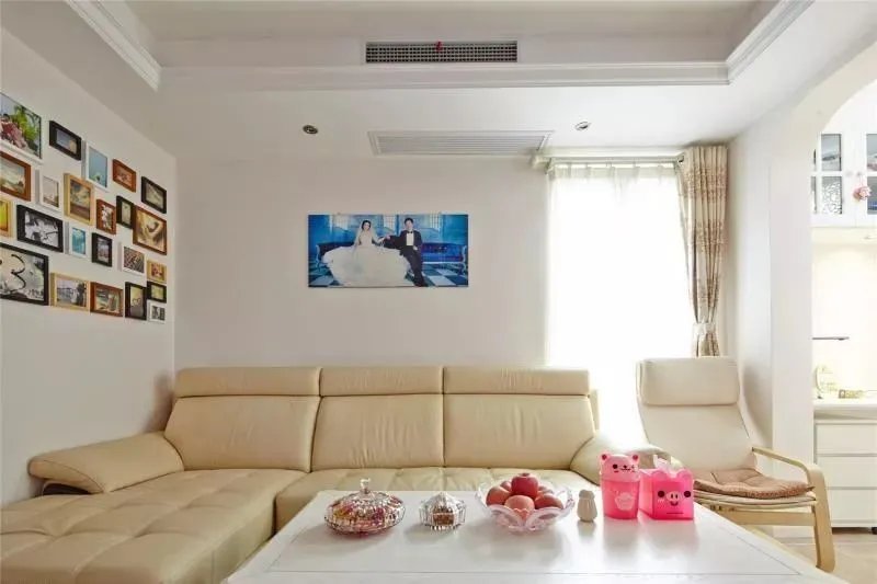 76㎡轻奢欧美风婚房,优雅、素净大方