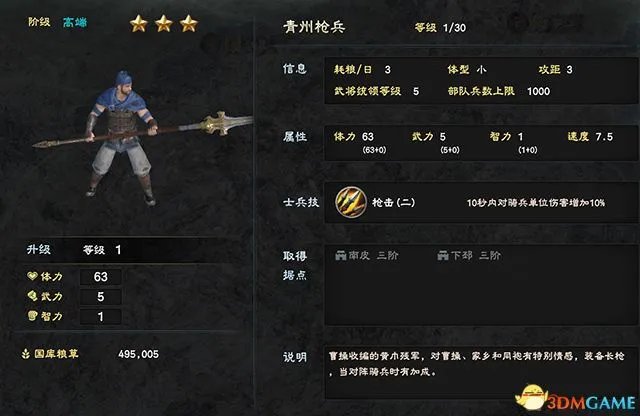 《三国群英传8》全兵种图鉴 兵种数据及解析评价