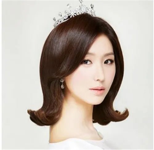 短发婚纱造型图片欣赏 2017新娘短发造型推荐