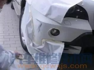 汽车保险杠的硬塑修复方法教程（图解）
