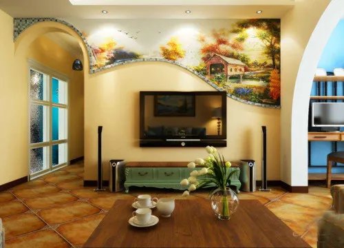 电视墙小怎么装修好看 小户型客厅电视墙装修设计案例