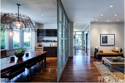 客厅与餐厅隔断造型最新案例 空间的最大化利用