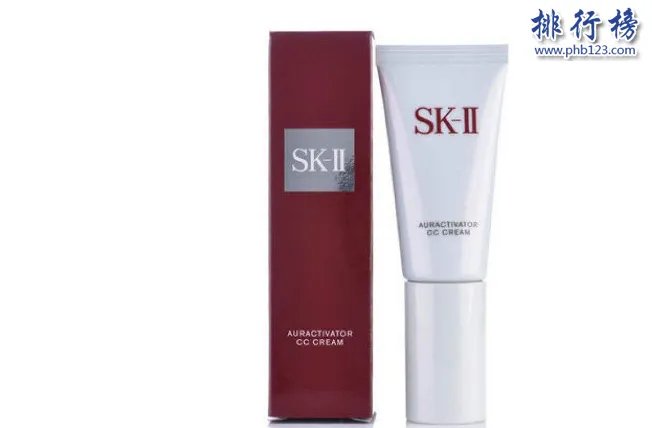 大牌CC霜排行榜10强:SKII钻白CC霜第6 第4可隔离蓝光