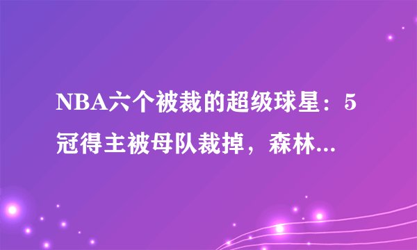 NBA六个被裁的超级球星：5冠得主被母队裁掉，森林狼硬生生送钱！