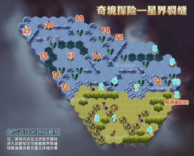 剑与远征星界裂缝图文攻略 星界裂缝奇境通关路线