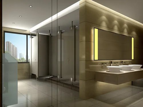 公共卫生间效果图 2017流行的公共卫生间设计