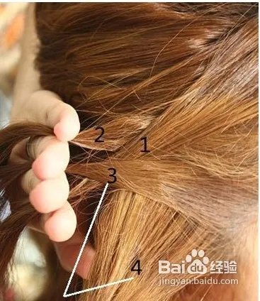 最新韩式编发盘发