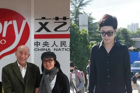 蒋雯丽家访哽咽 前往北京参加朱旭先生的遗体告别仪式