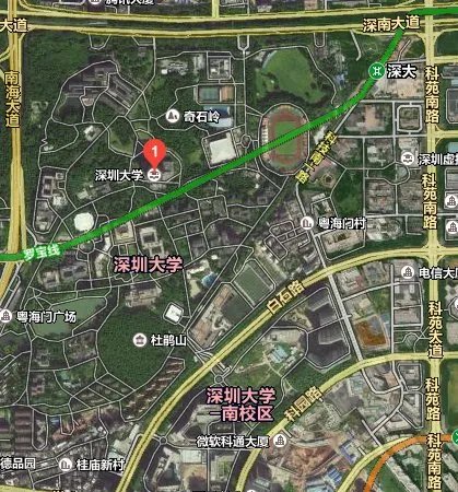 深圳大学，从高看是八卦图吗？