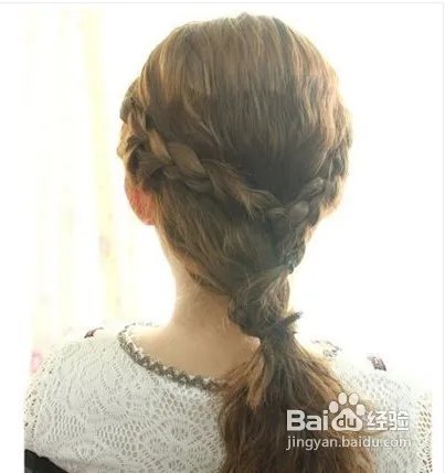 最新韩式编发盘发