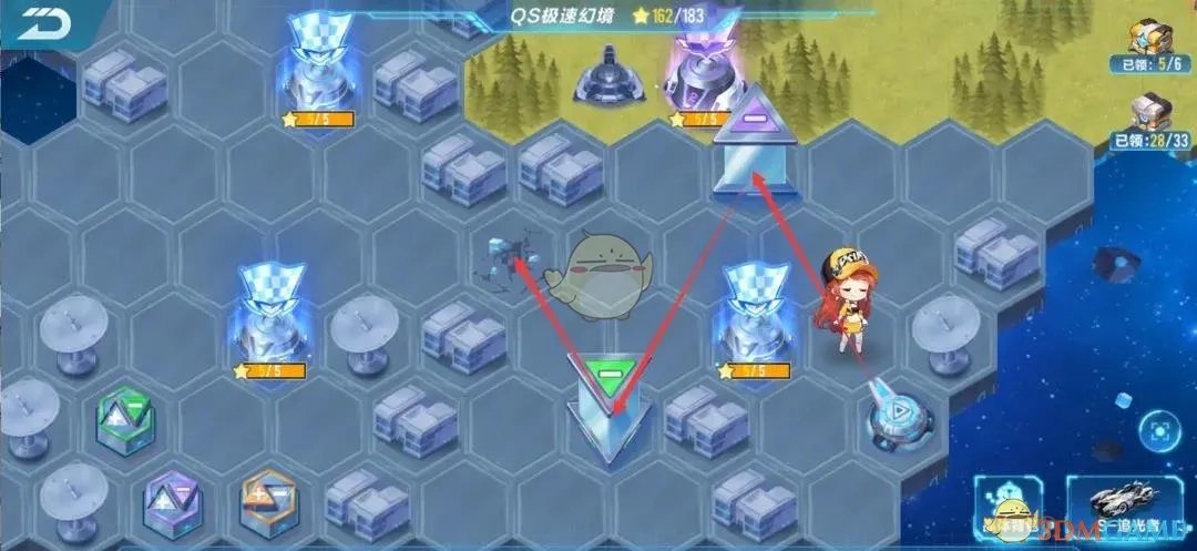 《QQ飞车》QS极速幻境第四章通关攻略