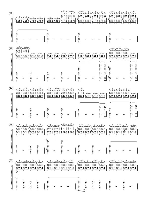 贝多芬月光曲简谱