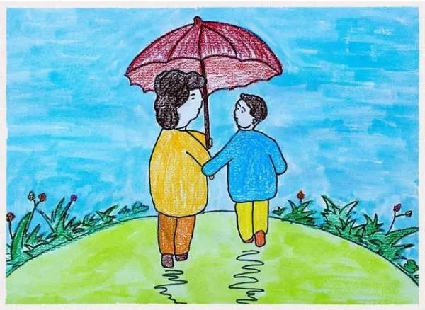 母亲节送给妈妈的画 最好有图 谢谢