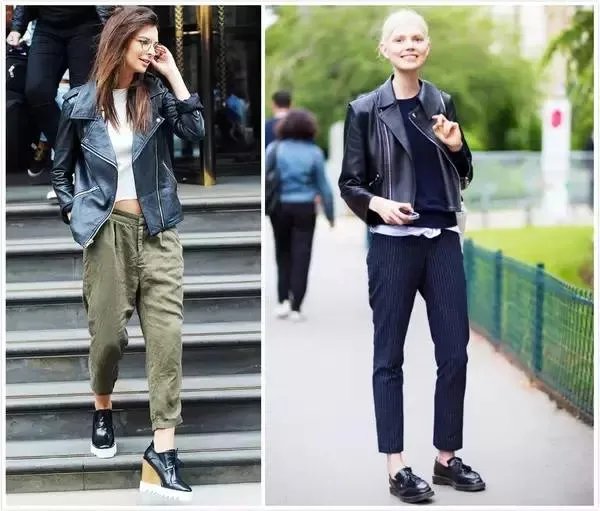 皮衣长款如何搭配？