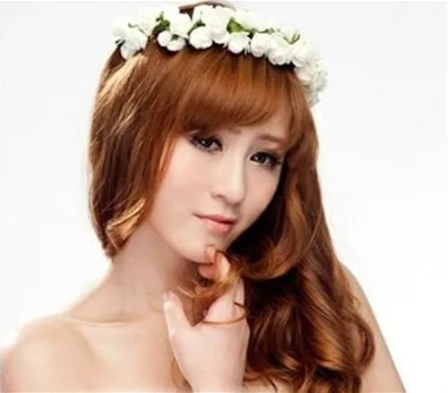 婚纱造型图片唯美发型欣赏 2017流行的新娘发型