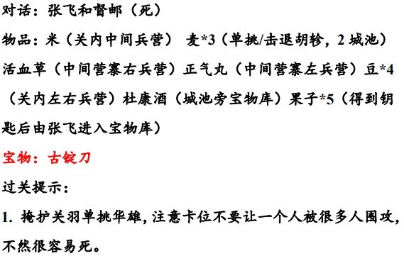 《同人圣三国蜀汉传》1-5关 攻略