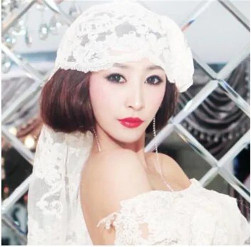 短发婚纱造型图片欣赏 2017新娘短发造型推荐