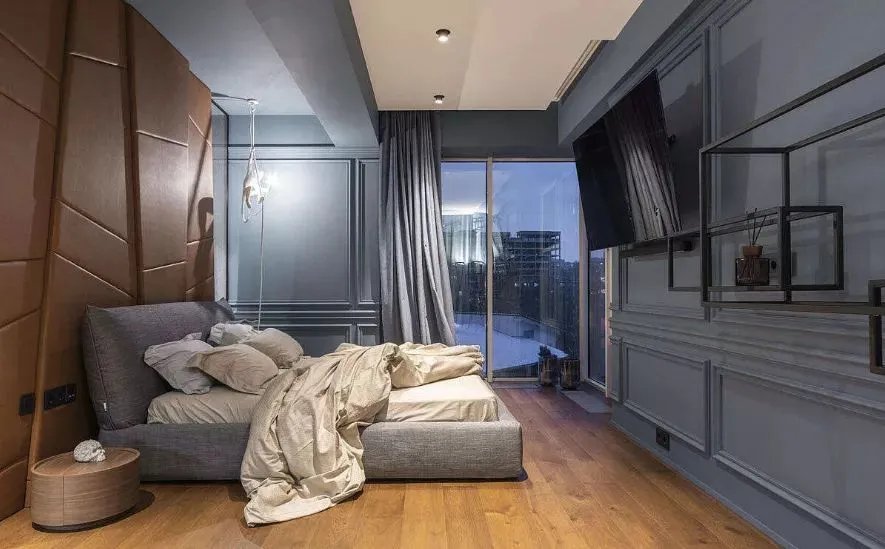 简约别致的单身公寓，时尚又不失男人味~