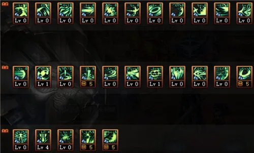 黑暗武士刷图技能摆放