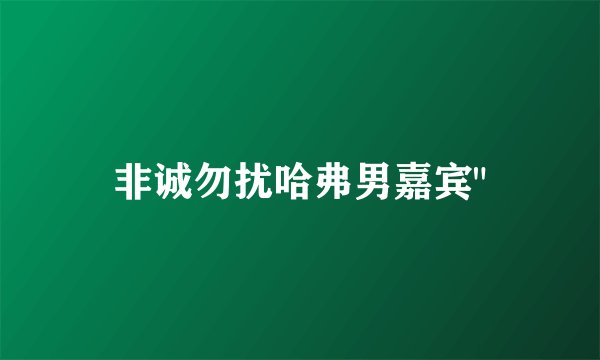 非诚勿扰哈弗男嘉宾